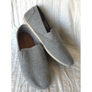 TOMS Slip On Grey‎ Heritage Canvas Flat Shoes Womens 11